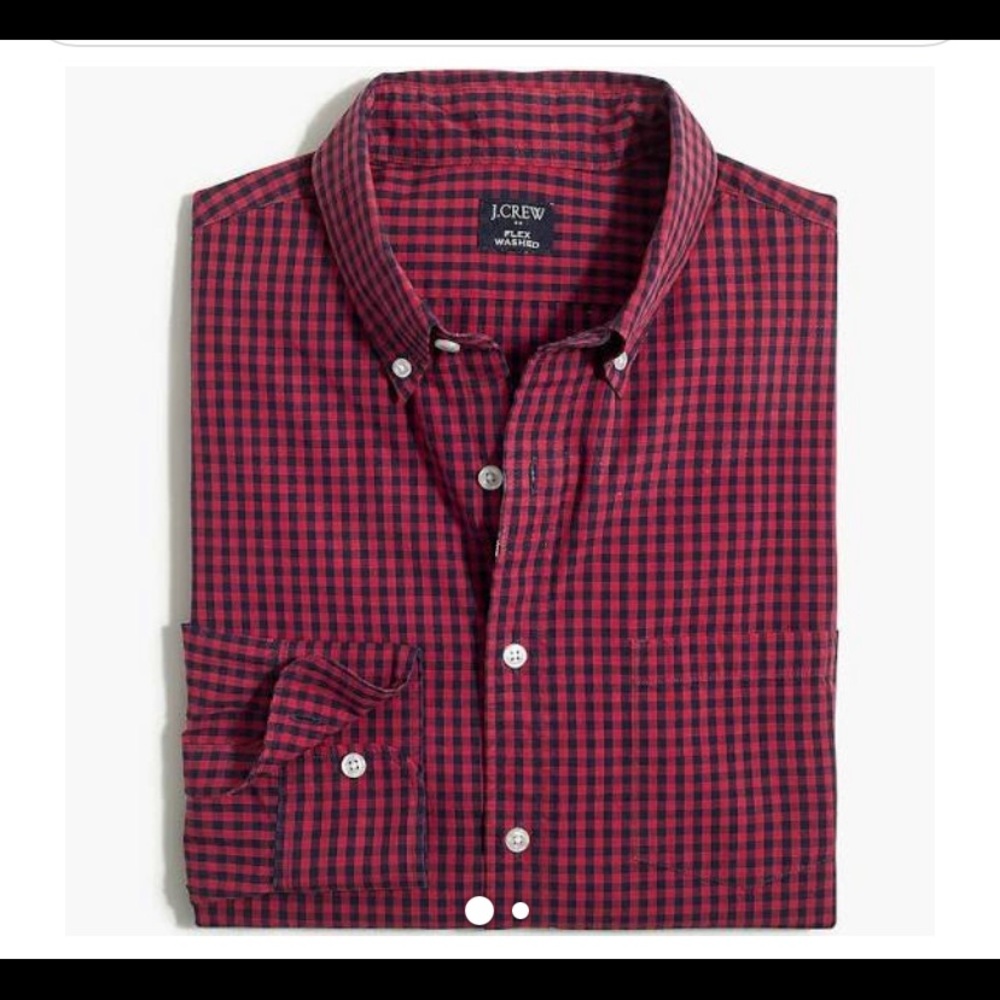 J. Crew Slim Fit Gingham Button Down Shirt